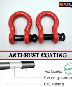 Shackle 4.7T Recovery Point for Prado 150 series / GX460 / 4Runner / FJ Cruiser